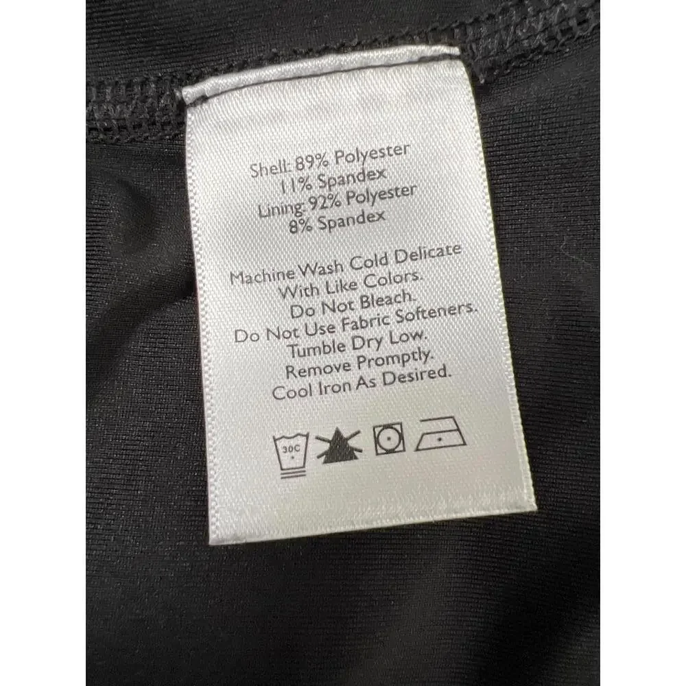 Eddie Bauer Women’s Skort / Skirt Size 14 Black Compression Shorts Activewear - Picture 3 of 7